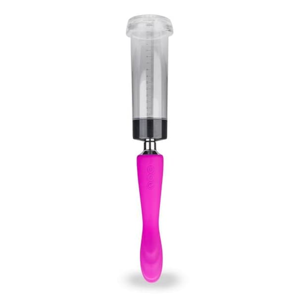 Penispump och vibrator 7 lägen - Lila