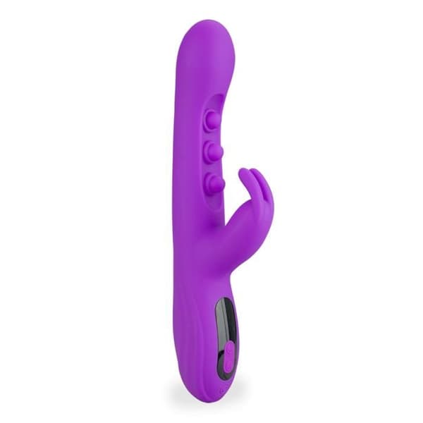 Rabbit vibrator med masserande noder Sira - Lila