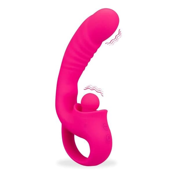 Ergonomisk kanin vibrator Ellow - Rosa