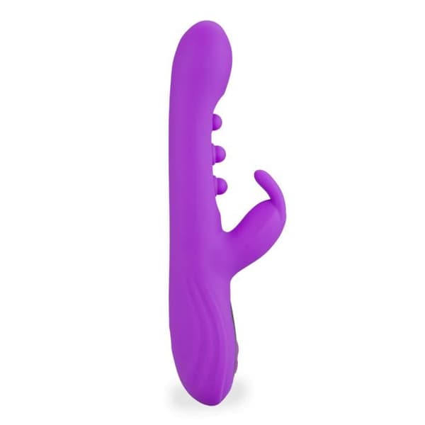 Rabbit vibrator med masserande noder Sira - Lila