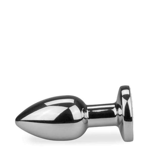 Metalplugga anal vibrerande och lysande - Silver