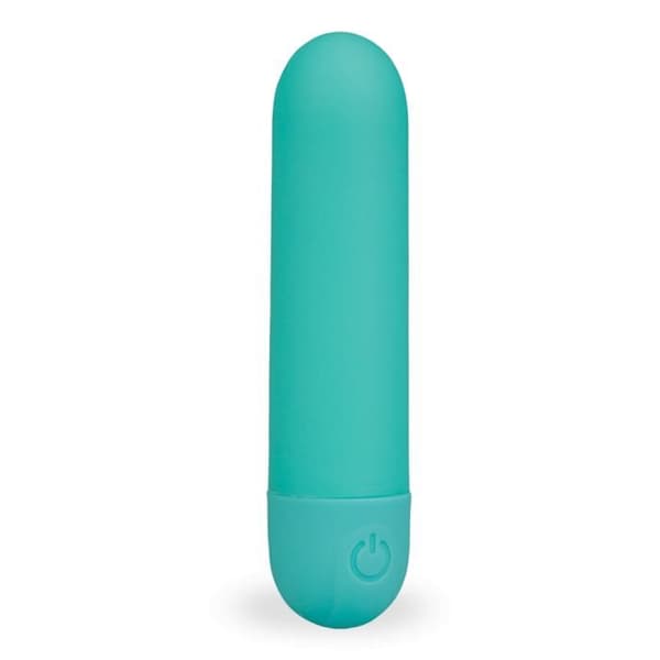 Mini vibromasseur rechargeable en silicone Dazzling - Turquoise