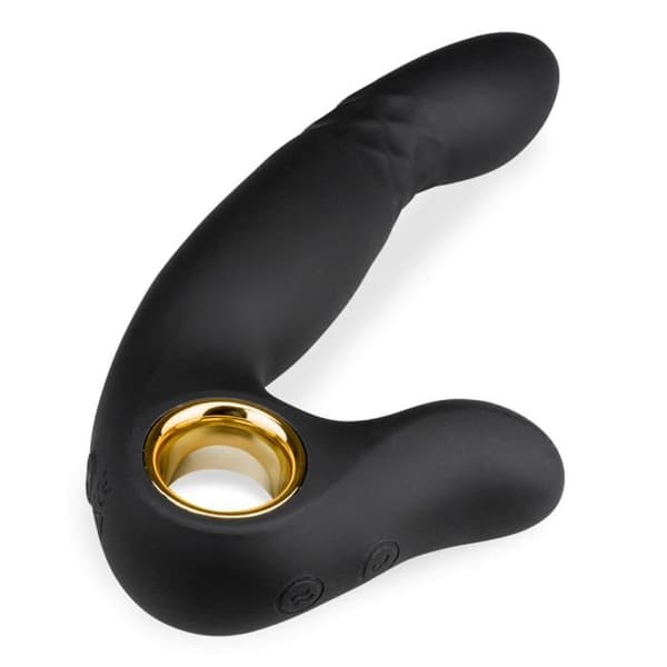 Evenight Analvibrator Prostatastimulator med Vibrationer och Rörelser - Svart