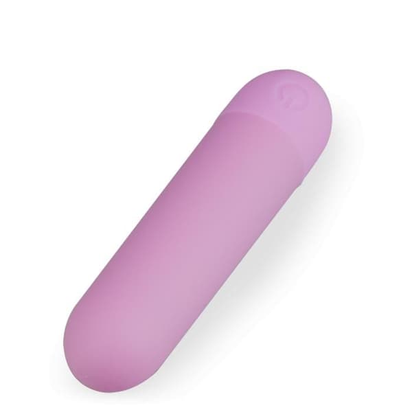 Mini vibrator med uppladdningsbart silikon Dazzling - Lila