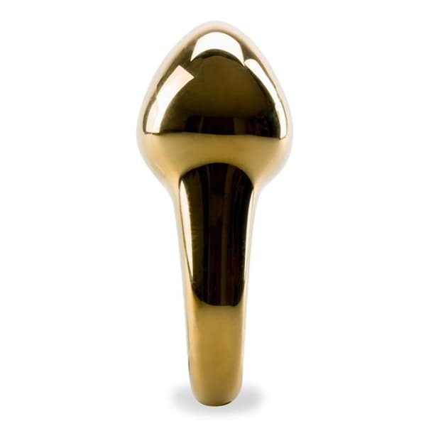 Glas analplugg Spermatozoon - Guld