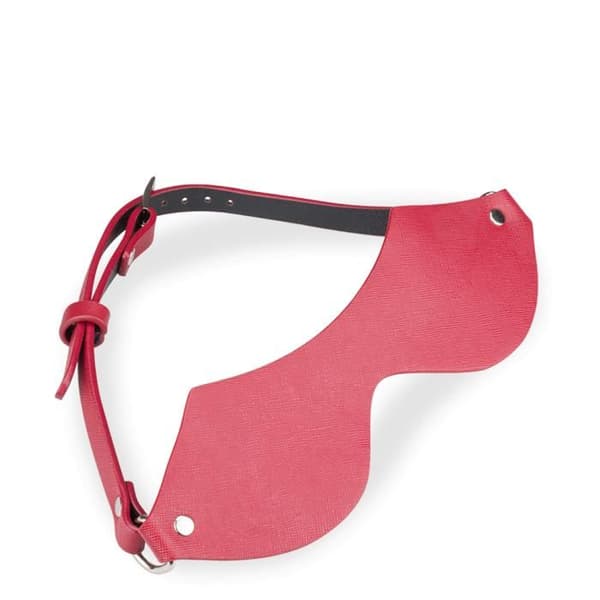 Kit bondage BDSM 8 delar i veganläder - Röd