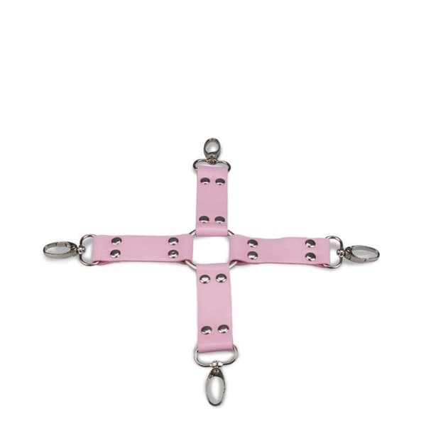 Korsettknytning Hogtie - Rosa