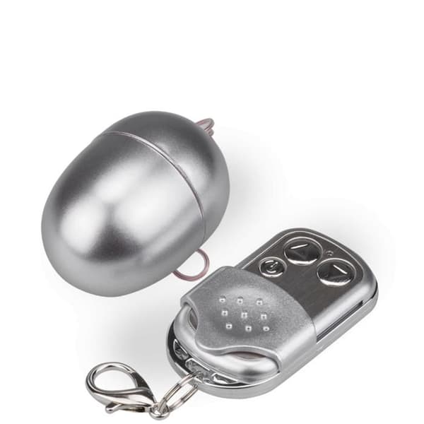 Vibrerande ägg med fjärrkontroll - Vibrator för par - Silver