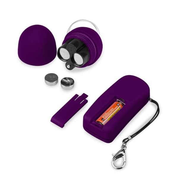 Fjärrstyrd vibrerande ägg Brava - S - Vibrator för par - Lila
