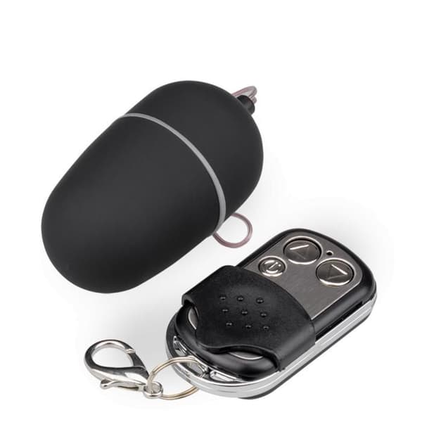 Fjärrstyrt vibrerande ägg - Vibrator för par - Svart