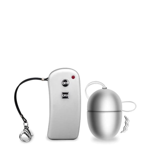 Fjärrstyrd Vibrerande Ägg Brava - S - Vibrator för par - Silver