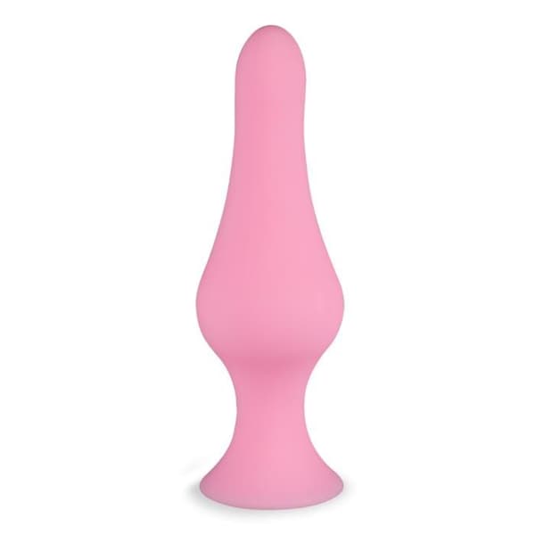 Suction cup analplugg Flame - Rosa