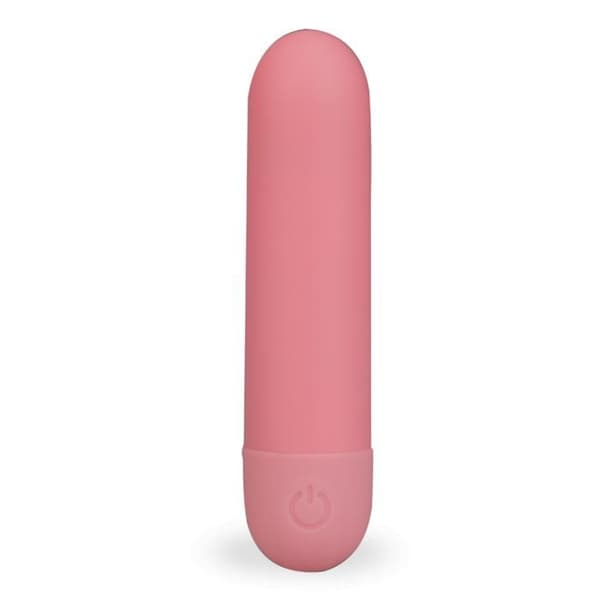 Mini uppladdningsbar silikonvibrator Dazzling - Rosa