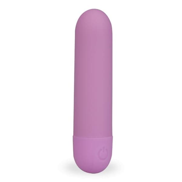 Mini vibrator med uppladdningsbart silikon Dazzling - Lila