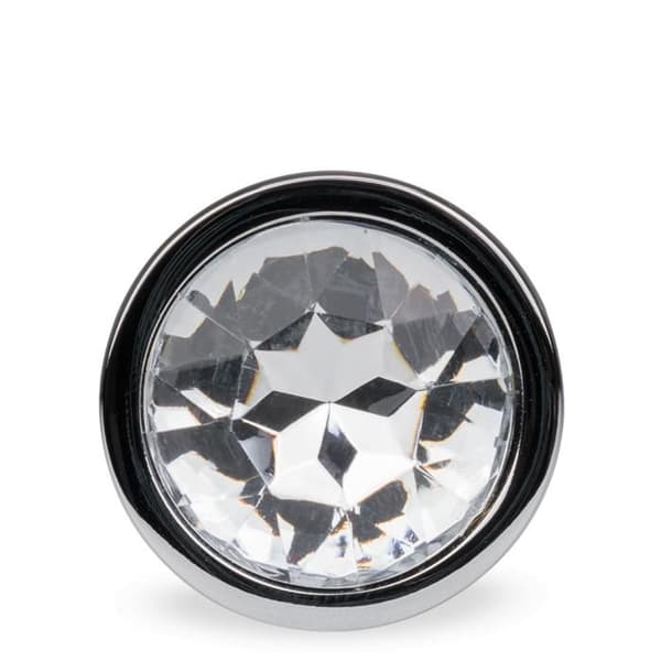 Metallplugg anal rosensbud M - 9 färger - Diamant