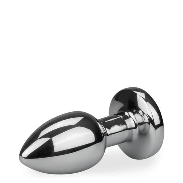 Metalplugga anal vibrerande och lysande - Silver