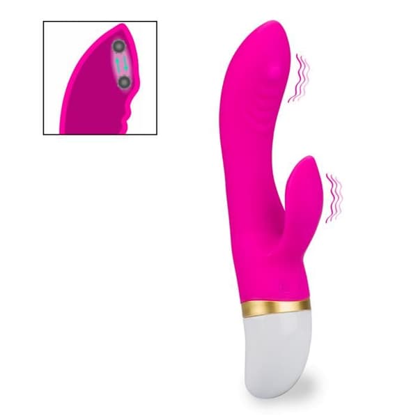 Vibromassör kanin Malo - Fuchsia