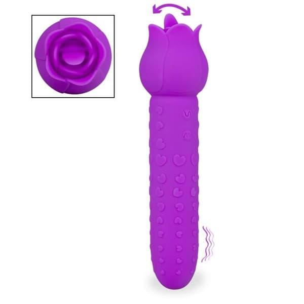 2-i-1 vibrator med klitorisstimulator Orchid - Lila