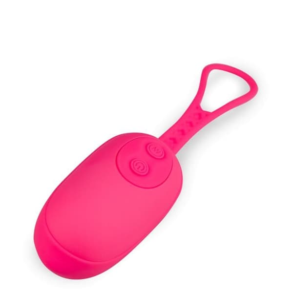 Klonstimulator Orgasmic Power Egg - Fjärrstyrd vibrator för par - Rosa