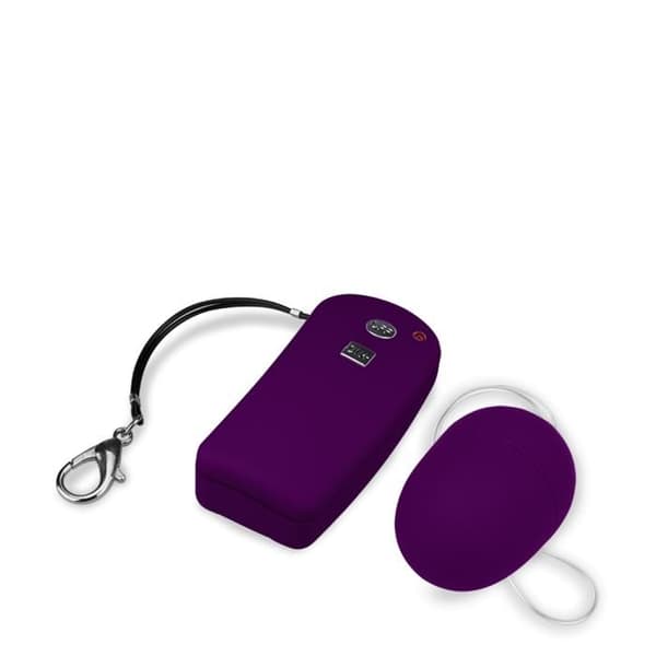 Fjärrstyrd vibrerande ägg Brava - S - Vibrator för par - Lila