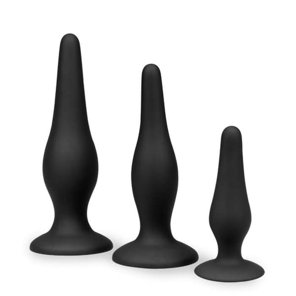Trio svarta pluggar - Svart