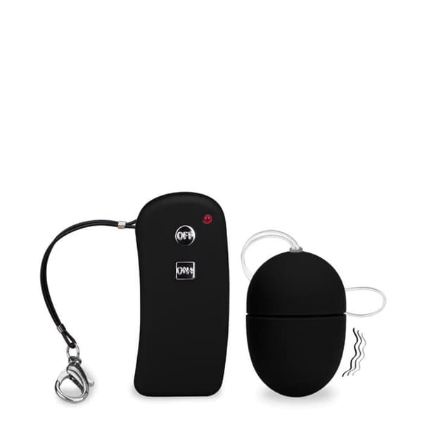 Fjärrstyrd vibrerande ägg Brava - S - Vibrator för par - Svart