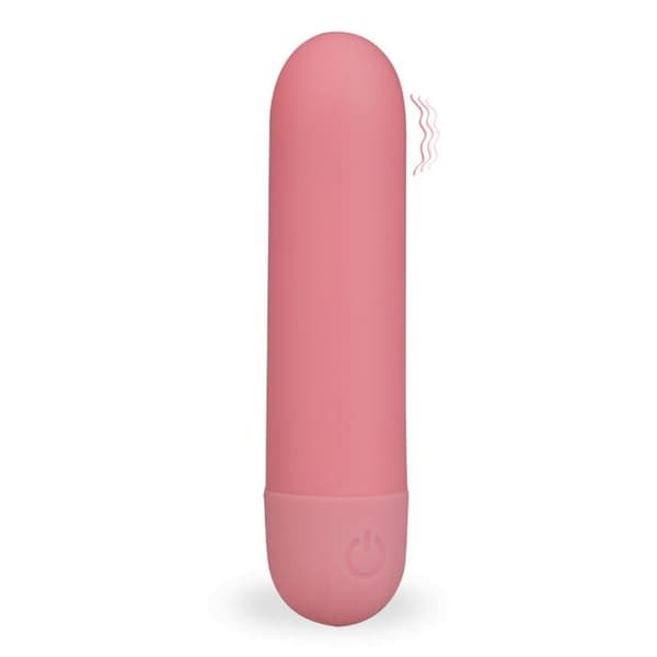 Mini uppladdningsbar silikonvibrator Dazzling - Rosa