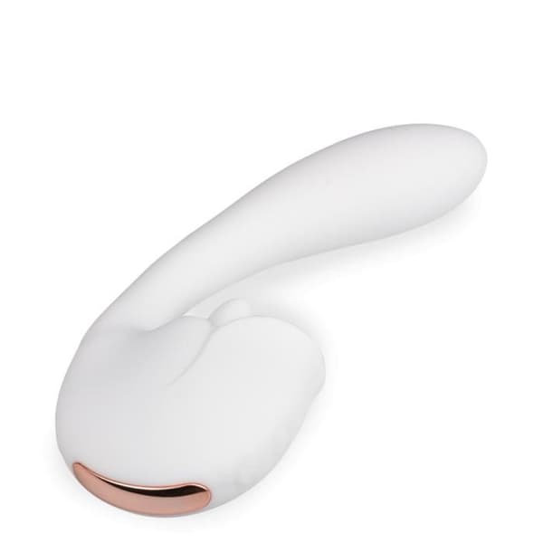 Rabbit vibrator med tunga Adore - Vit