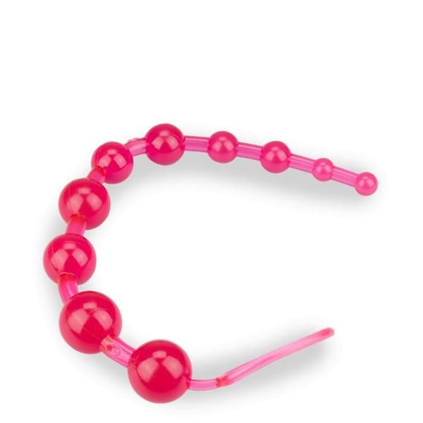 Thailändsk analbolls snöre 10 bollar - Rosa