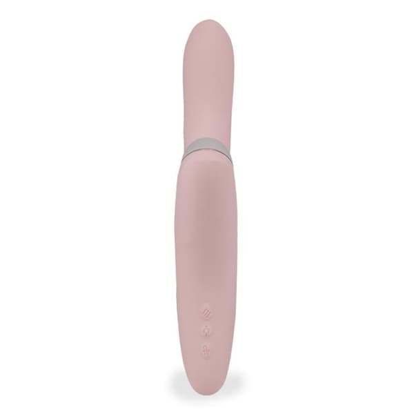 roterande kanin vibrator med 3 stimulerande spetsar Absolute - Rosa