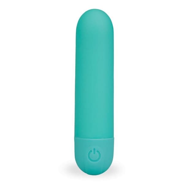 Mini vibromasseur rechargeable en silicone Dazzling - Turquoise