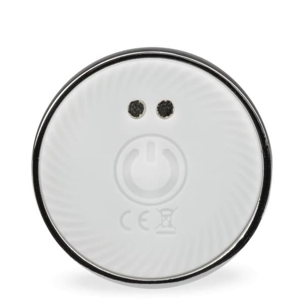 Metalplugga anal vibrerande och lysande - Silver