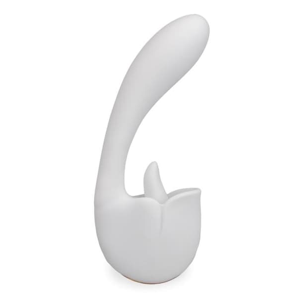 Rabbit vibrator med tunga Adore - Vit
