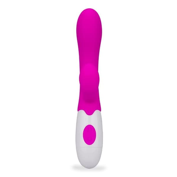 Rabbit vibrator silikon 30 hastigheter - Fuchsia