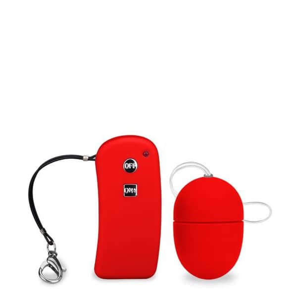 Fjärrstyrd vibrerande ägg Brava - S - Vibrator för par - Röd