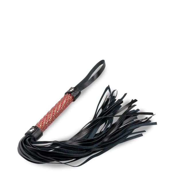 Liten martinet med strass - Röd