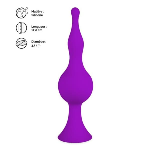 Sugpropp analplugg Blob - Lila