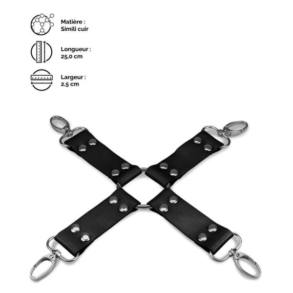 Korsbindning Hogtie - Svart