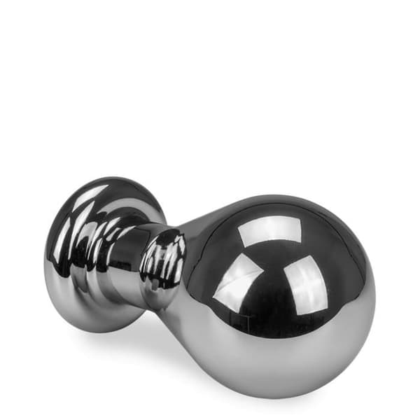 Metall analplugg rosaskjuts stor diameter - 3 storlekar - Diamant