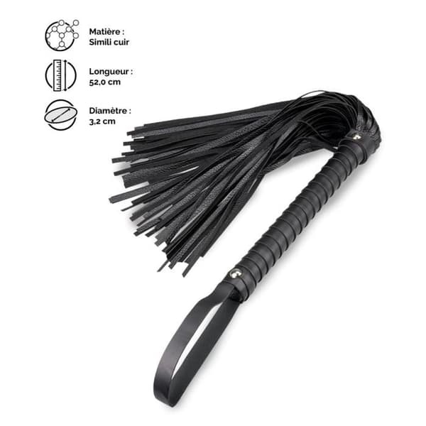 Martinet BDSM Indy - Noir
