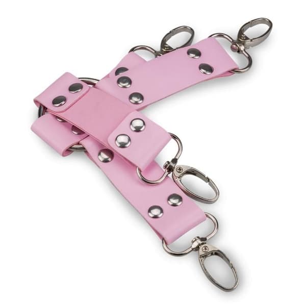 Korsettknytning Hogtie - Rosa