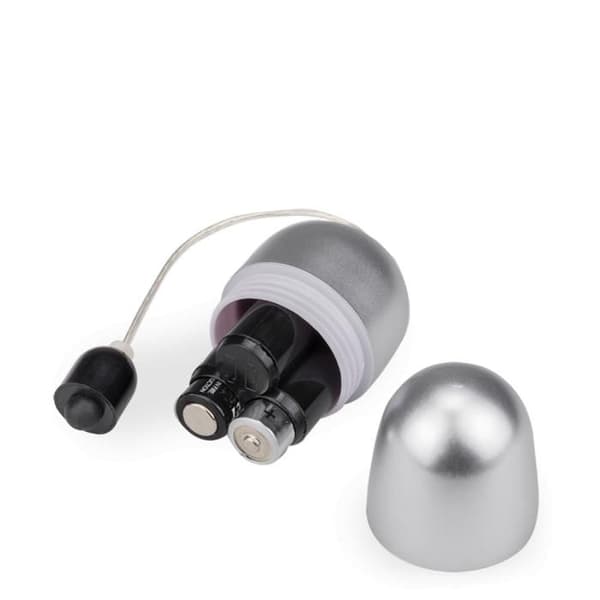 Vibrerande ägg Wiggle - M - Fjärrstyrd vibrator för par - Silver