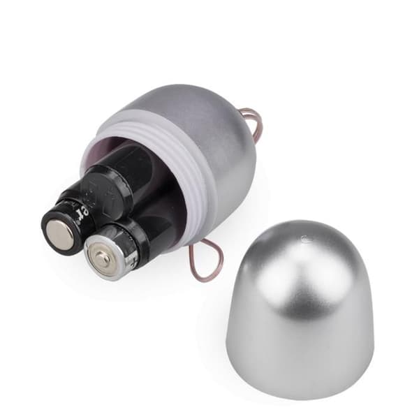 Fjärrstyrt vibrerande ägg - Vibrator för par - Silver