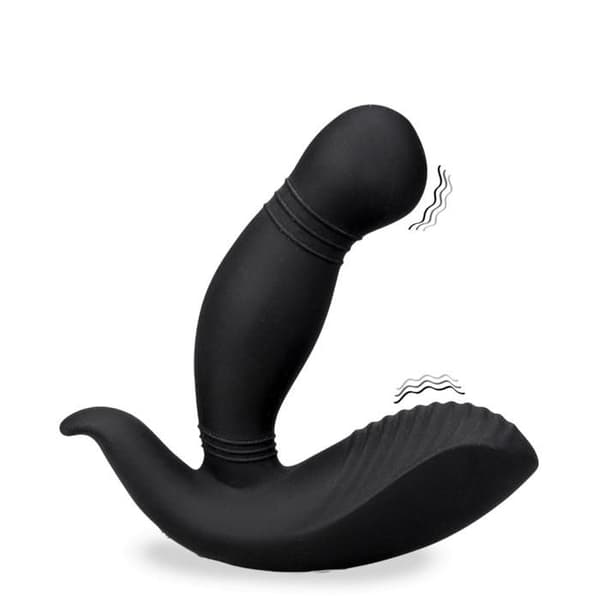 Megatron Vibrerande Analvibrator/Prostatastimulator - Svart