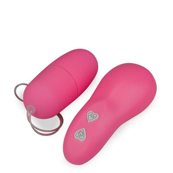 Fjärrstyrd vibrerande ägg - Avståndsvibrator för par - Rosa