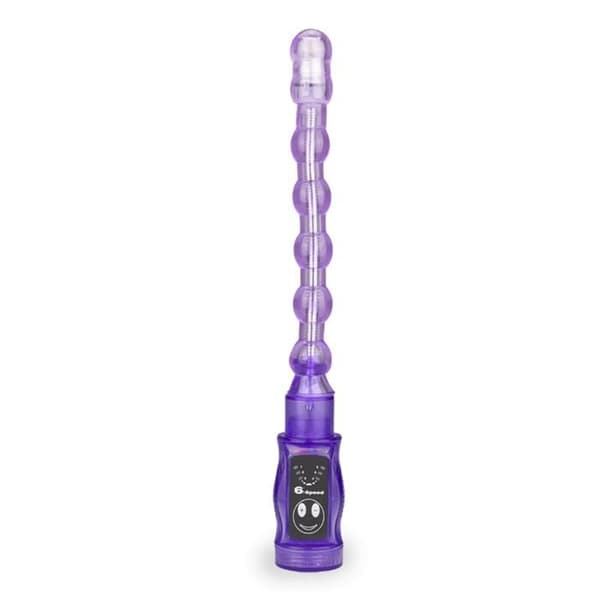 Vibrerande analplugg flexibel