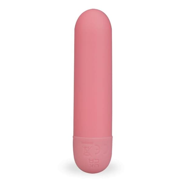 Mini uppladdningsbar silikonvibrator Dazzling - Rosa