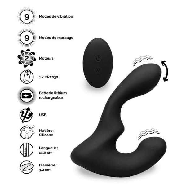 Tickler Fjärrstyrd Analvibrator Prostatastimulator -