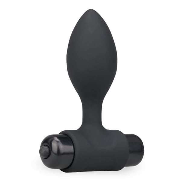 Buttplug anal vibrerande 10 lägen - Noir