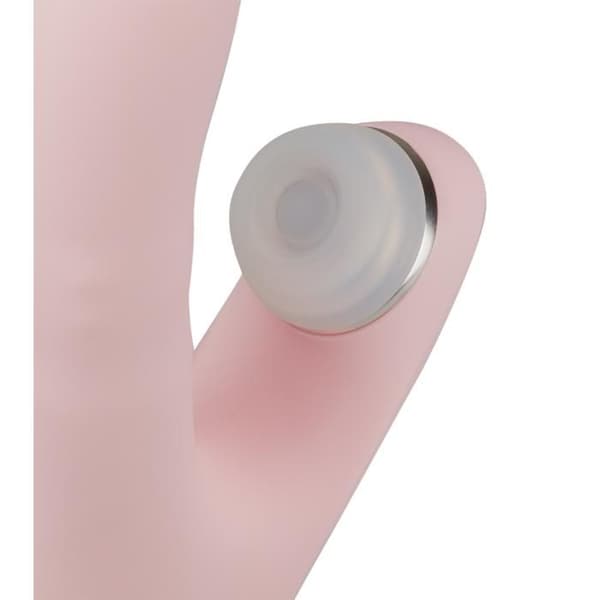 roterande kanin vibrator med 3 stimulerande spetsar Absolute - Rosa